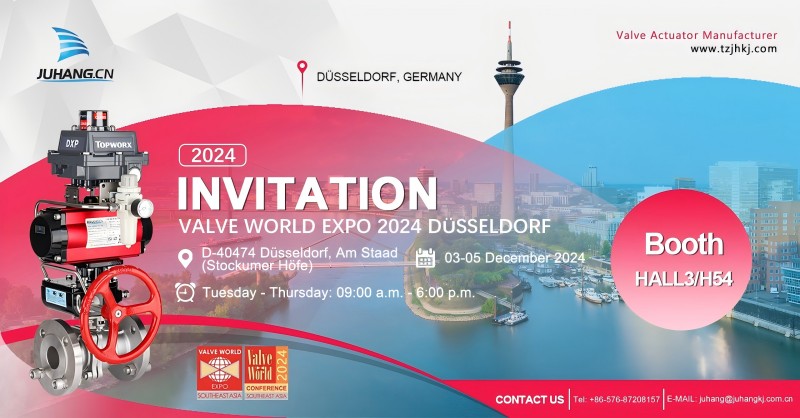 Conheça Juhang na Valve World Expo 2024
